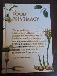 Food Pharmacy: tietoa suoliston bakteerikasvustoista, hyvistä bakteereista, aihetta koskevasta tutkimuksesta ja tulehdusta ehkäisevästä ruoasta.