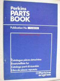 Perkins diesel engine 6.3724 PR parts book -varaosaluettelo