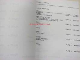 Perkins diesel engine 6.3724 PR parts book -varaosaluettelo