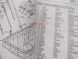 Perkins diesel engine 6.3724 PR parts book -varaosaluettelo