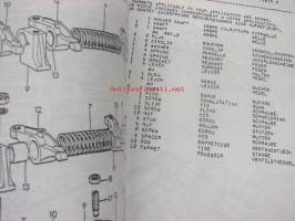 Perkins diesel engine 6.3724 PR parts book -varaosaluettelo
