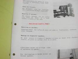 JF ST 70 / ST 90 Mounting instructions and Spare Parts List serial nr 1110- -varaosaluettelo