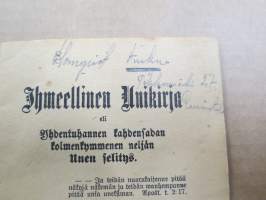 Ihmeellinen Unikirja eli yhdentuhannen kahdensadan kolmenkymmenen neljän Unen selitys