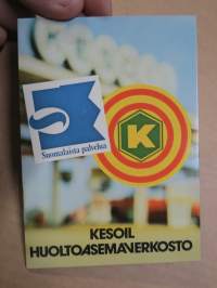 Kesoil huoltoasemaverkosto 1.5.1977 -hakuteos