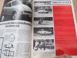 Autokuvalehti mr motor 1976 nr 5-6, Citroën CX 2200, 100 km kurasoratietä, Lontoo &amp; Pariisi autonäyttelyt, Chrysler Windsor -51 esittely, Suzuki GT 125 &amp; 250 &amp; 500