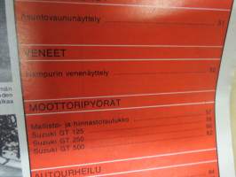 Autokuvalehti mr motor 1976 nr 5-6, Citroën CX 2200, 100 km kurasoratietä, Lontoo &amp; Pariisi autonäyttelyt, Chrysler Windsor -51 esittely, Suzuki GT 125 &amp; 250 &amp; 500