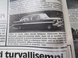 Autokuvalehti mr motor 1976 nr 5-6, Citroën CX 2200, 100 km kurasoratietä, Lontoo &amp; Pariisi autonäyttelyt, Chrysler Windsor -51 esittely, Suzuki GT 125 &amp; 250 &amp; 500