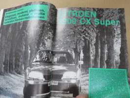 Autokuvalehti mr motor 1976 nr 5-6, Citroën CX 2200, 100 km kurasoratietä, Lontoo &amp; Pariisi autonäyttelyt, Chrysler Windsor -51 esittely, Suzuki GT 125 &amp; 250 &amp; 500