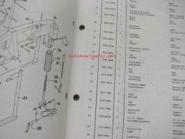 JF GMS 2400 S Skivesslåmaskine med krimper / Disc mower with  crimper Spare Parts List serial nr 1001- -varaosaluettelo