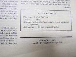 Blådåren (Blå-Dåren) 1930 nr 1, Helsingfors 13.9.1930, 2 mark (30 öre) - Sanningen om Lappo / Låt oss vakna! -Lapuanliikkeen ja Vihtori Kosolan varauksetonta ihailua
