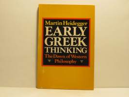 Early Greek Thinking