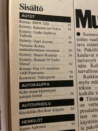 Tuulilasi 1981 nr 9, koeajo BMW 529i, koeajo Fiat 131 mirafiori, esittelyssä Opel Ascona, Sharro Roadster, Renault 30 Turbo Diesel, uudet Saabit ja Talbotit