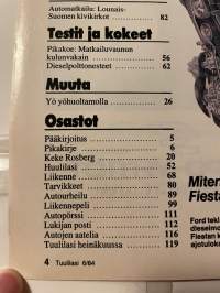 Tuulilasi 1984 nr  6 - Kestotesti: Fiat Unon 30 000 km, Uusi Opel Kadett, Uusi Saab 9000, ym.