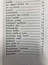 Joulujuhlista jaloin... -joulu- ym. lauluja, kuvittanut Lasse Katainen