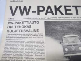 Volkswagen - VW-Paketti (pakettiauton esite tabloid-kokoisena) -myyntiesite