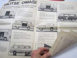 Volkswagen - VW-Paketti (pakettiauton esite tabloid-kokoisena) -myyntiesite