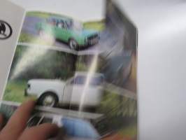 Skoda 120 L, 120 LS, 105 S -myyntiesite / sales brochure