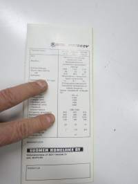 Skoda 120 L, 120 LS, 105 S -myyntiesite / sales brochure