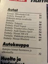 Tuulilasi 1984 nr 5 - Koeajo: Mitsubishi Colt, Toyota Celica Supra 2,8i,  suurvertailu esim. Mukana Citroen BX, Fiat Regata, Ford Orion, Honda Civic, Mazda 626