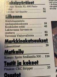 Tuulilasi 1984 nr 11 - Koeajo Audi 80 CD 1,8,kestotestin väliraportti Mitsubishi Lancer ja Honda Civic, esittely Peugeot 205 &amp; Turbo 16 ja Isuzu Supertrooper