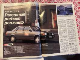 Tuulilasi 1984 nr 11 - Koeajo Audi 80 CD 1,8,kestotestin väliraportti Mitsubishi Lancer ja Honda Civic, esittely Peugeot 205 &amp; Turbo 16 ja Isuzu Supertrooper