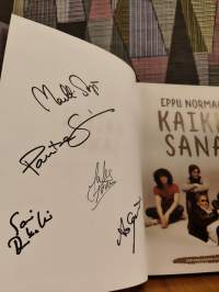 Kaikki sanat (sis. koko bändin signeeraukset)