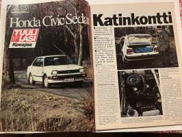 Tuulilasi 1981 nr 12 koeajossa Honda Civic Sedan, esittelyssä Hot Rod Chevrolet Corvette 427, kestotesti Lada 2105