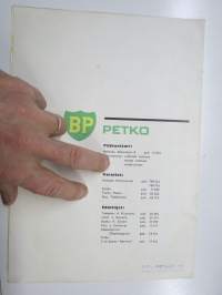 BP Energol Tractor Oil Universal Hd -traktoriöljyn esite
