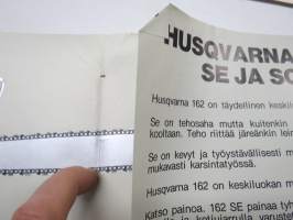 Husqvarna 162 moottorisaha -myyntiesite