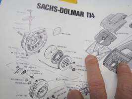 Sachs-Dolmar 114 moottorisaha -varaosaluettelo