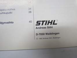 Stihl RE 102 K, RE 104 K, RE 106 K korkeapainepesuri -huolto-ohjekirja / korjaamokäsikirja