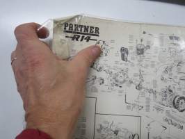 Partner R 14 moottorisaha -varaosaluettelo