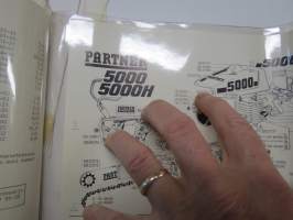 Partner 5000, 5000 H moottorisaha -varaosaluettelo