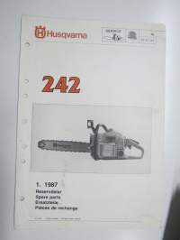 Husqvarna 242 moottorisaha -varaosaluettelo