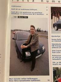 Etumatkaa 2001 nr 3 Volkswagen ja Audi - asiakaslehti, Audi A8, kaunottaren uusi tuleminen - Wanderer W 23 Cabriolet