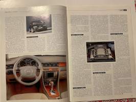 Etumatkaa 2001 nr 3 Volkswagen ja Audi - asiakaslehti, Audi A8, kaunottaren uusi tuleminen - Wanderer W 23 Cabriolet