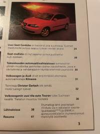 Etumatkaa 2003 nr 1 - Asiakaslehti, Audi A8, Audi A4 quattro, Audi S4