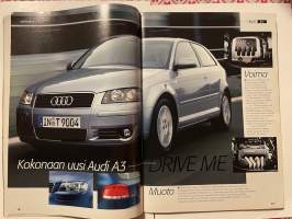 Etumatkaa 2003 nr 2 - Asiakaslehti, Volkswagen Touran, uusi Audi A3, Volkswagen Touareg ja liitteet