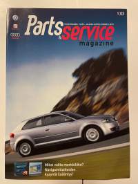 Etumatkaa 2003 nr 2 - Asiakaslehti, Volkswagen Touran, uusi Audi A3, Volkswagen Touareg ja liitteet