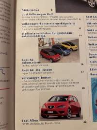 Etumatkaa 2003 nr  4 - Asiakaslehti, Volkswagen Golf