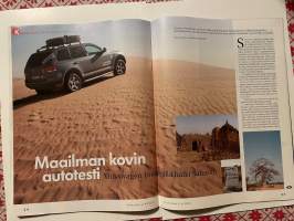 Etumatkaa 2004 nr  2 - Asiakaslehti, Volkwagen Boran, uusi Audi A6, Volkswagen Touareg, Seat Altea ja liite