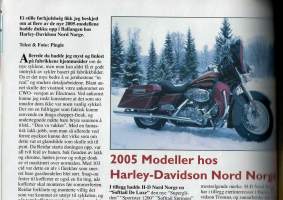 Scanbike  pohjoismaihin suunnattu moottoripyörä lehti n:o 2 / 2005 sata sivua erilaisia pyöriä selostuksineen, tapahtumia jne