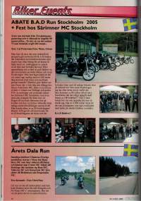 Scanbike Pohjoismaihin suunnattu moottoripyörä lehti n:o 6/ 2005.Eri pyörämerkkien selontekoa, arvosteluja,kokoontumisia. Tarvikkeiden hankintapaikkojen mainoksia