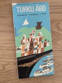 Suomen ulkoilukartta Turku 1969