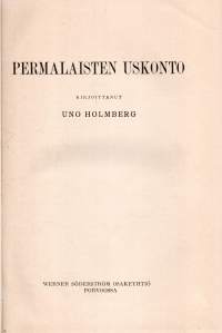 Suomensuvun uskonnot IV-V. Permalaisten uskonto, Tsheremissien uskonto