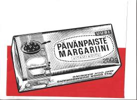 Päivänpaiste margariini  K-kaupan hintajuliste n  A4  1960-70-luvulta