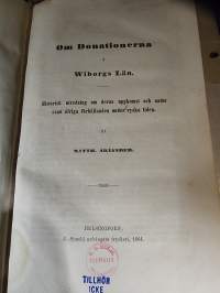 Om donationerna  wiborgs län 1864