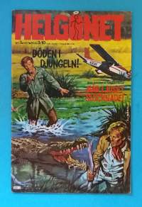 Helgonet Nr 7 1977 - Döden i djungeln.  (Sarjakuvat, ulkomaalaiset sarjakuvalehdet, sopiva keräilykappaleeksi, Pyhimys)