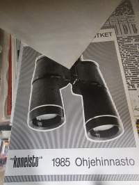 Mainos kiikari hinnasto 1985mainos Oy koneisto Ab