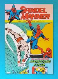 Spindelmannen nr 9 1981 - Får jag presentera: Fantastika fyran. (Sarjakuvat, ulkomaalaiset sarjakuvalehdet, sopiva keräilykappaleeksi, Hämähäkkimies, Hämis)